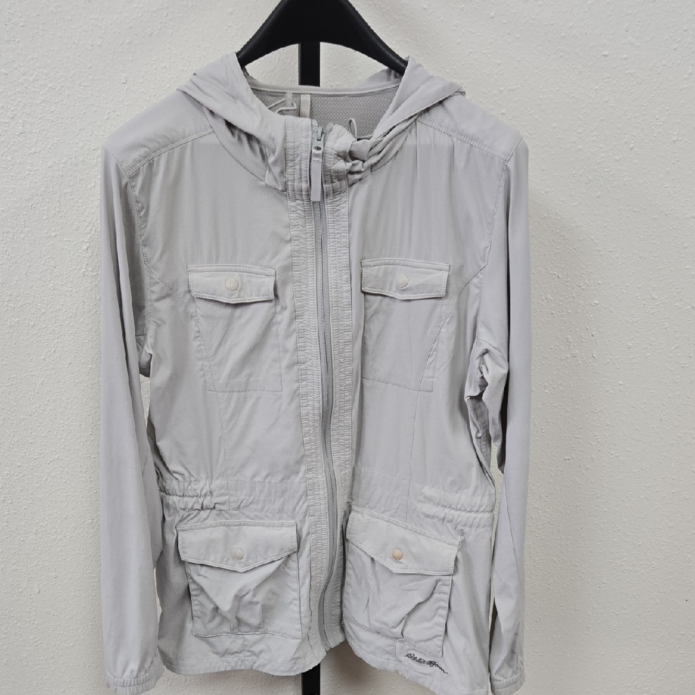 Eddie Bauer Women's Gray Utility Jacket